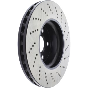 Centric SportStop Drilled 1-Piece Front Brake Rotor for 2013 Mercedes-Benz C300 - 128.35110