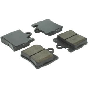 Centric Posi Quiet™ Extended Wear Semi-Metallic Rear Disc Brake Pads for 2002 Mercedes-Benz CL55 AMG - 106.08480