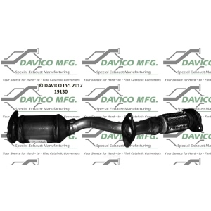 Davico Direct Fit Catalytic Converter and Pipe Assembly for 2006 Chevrolet Malibu - 19130