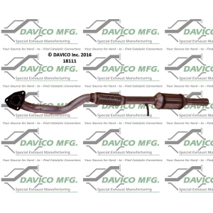 Davico Direct Fit Catalytic Converter and Pipe Assembly for 2002 Hyundai Santa Fe - 18111