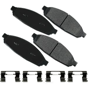 Akebono Proact Ultra Premium™ Ceramic Disc Brake Pad Kit for 2007 Lincoln Town Car - ACT931