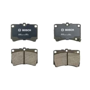 Bosch QuietCast™ Premium Organic Front Disc Brake Pads for 1996 Ford Aspire - BP466