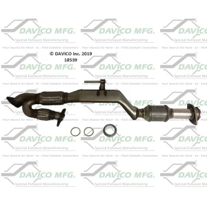 Davico Direct Fit Catalytic Converter and Pipe Assembly for 2014 Infiniti QX60 - 18539
