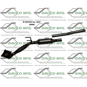 Davico Direct Fit Catalytic Converter and Pipe Assembly for Audi A3 - 18496