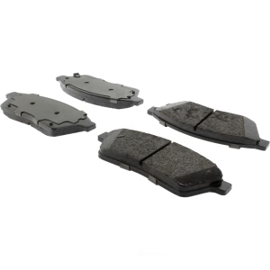 Centric Posi Quiet™ Extended Wear Semi-Metallic Front Disc Brake Pads for 2010 Cadillac SRX - 106.14220