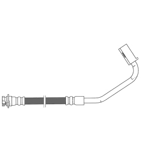 Centric Brake Hose for Ford E-250 Econoline Club Wagon - 150.65035