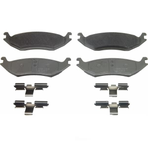 Wagner Thermoquiet Semi Metallic Rear Disc Brake Pads for 2009 Chrysler Aspen - MX967A