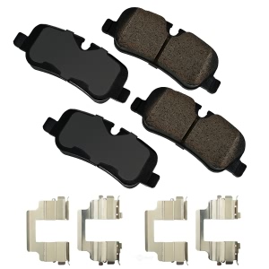 Akebono EURO™ Ultra-Premium Ceramic Rear Disc Brake Pads for 2011 Land Rover LR4 - EUR1099B