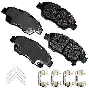 Akebono Pro-ACT™ Ultra-Premium Ceramic Front Disc Brake Pads for 2009 Honda Civic - ACT621B