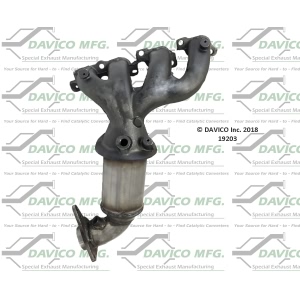Davico Exhaust Manifold with Integrated Catalytic Converter for Isuzu - 19203