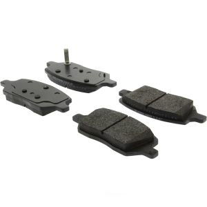 Centric Posi Quiet™ Extended Wear Semi-Metallic Rear Disc Brake Pads for Buick Terraza - 106.10930