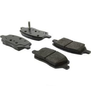 Centric Posi Quiet™ Extended Wear Semi-Metallic Rear Disc Brake Pads for 2005 Saturn Relay - 106.10930
