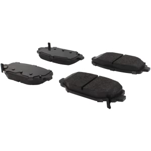 Centric Posi Quiet™ Extended Wear Semi-Metallic Rear Disc Brake Pads for 2012 Dodge Journey - 106.15960