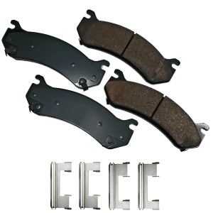 Akebono Pro-ACT™ Ultra-Premium Ceramic Front Disc Brake Pads for 2003 GMC Sierra 2500 - ACT785