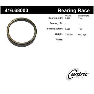 Centric Premium™ Front Outer Wheel Bearing Race for Dodge B2500 - 416.68003
