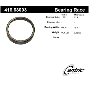 Centric Premium™ Front Outer Wheel Bearing Race for 2006 Ford F-350 Super Duty - 416.68003