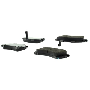 Centric Posi Quiet™ Semi-Metallic Front Disc Brake Pads for 1993 Nissan Sentra - 104.05090