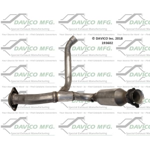 Davico Direct Fit Catalytic Converter and Pipe Assembly for 2009 Chevrolet Tahoe - 193602
