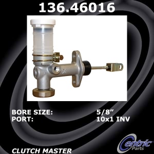 Centric Premium Clutch Master Cylinder - 136.46016