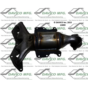 Davico Exhaust Manifold with Integrated Catalytic Converter - 13099