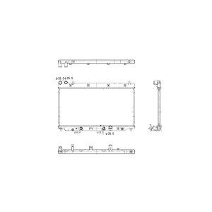 TYC Engine Coolant Radiator for 2007 Honda Fit - 2955