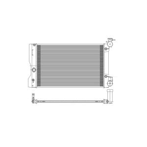 TYC Engine Coolant Radiator for 2009 Toyota Corolla - 13106