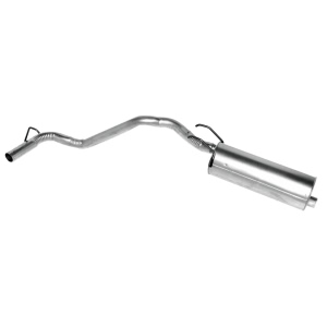 Walker Quiet Flow Stainless Steel Round Aluminized Exhaust Muffler And Pipe Assembly for 2004 Toyota Tacoma - 47741