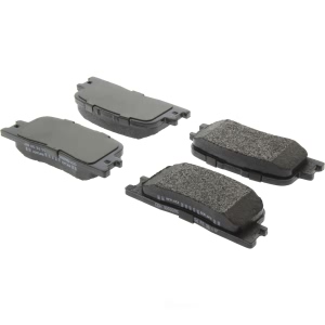 Centric Posi Quiet™ Extended Wear Semi-Metallic Rear Disc Brake Pads for 2001 Toyota Highlander - 106.08851
