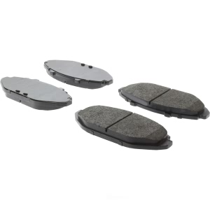 Centric Posi Quiet™ Extended Wear Semi-Metallic Front Disc Brake Pads for 2000 Lincoln Town Car - 106.07480