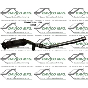Davico Direct Fit Catalytic Converter and Pipe Assembly for Audi A4 Quattro - 18313