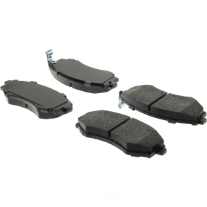 Centric Posi Quiet™ Extended Wear Semi-Metallic Front Disc Brake Pads for 1989 Nissan 240SX - 106.07000