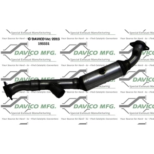 Davico Direct Fit Catalytic Converter and Pipe Assembly for 2010 Ford Explorer Sport Trac - 193331