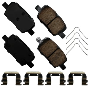 Akebono Performance™ Ultra-Premium Ceramic Rear Brake Pads for 2019 Cadillac XT5 - ASP1914