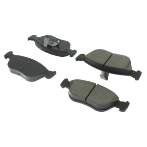 Centric Posi Quiet™ Semi-Metallic Front Disc Brake Pads for 2004 Volvo C70 - 104.06180