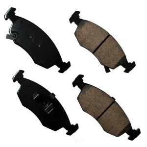 Akebono EURO™ Ultra-Premium Ceramic Front Disc Brake Pads for Fiat 500 - EUR1568