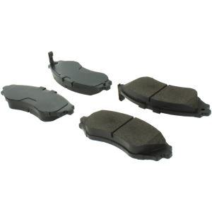 Centric Posi Quiet™ Extended Wear Semi-Metallic Front Disc Brake Pads for 2014 Chevrolet Spark - 106.07970