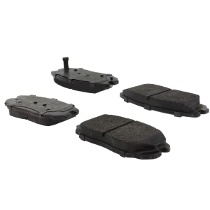 Centric Posi Quiet™ Extended Wear Semi-Metallic Front Disc Brake Pads for 2016 Cadillac ELR - 106.11251