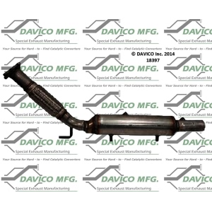 Davico Direct Fit Catalytic Converter and Pipe Assembly for 2010 Volkswagen Jetta - 18397