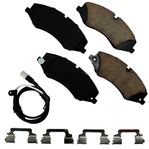 Akebono EURO™ Ultra-Premium Ceramic Front Disc Brake Pads for 2010 Land Rover Range Rover Sport - EUR1479A