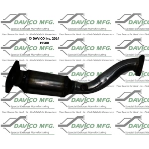 Davico Direct Fit Catalytic Converter for 2012 Chevrolet Corvette - 19500