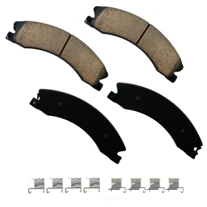 Akebono Performance™ Ultra-Premium Ceramic Rear Brake Pads for 2013 Chevrolet Silverado 2500 HD - ASP1411