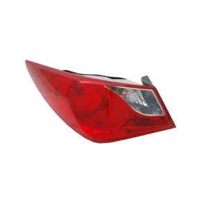 TYC Driver Side Outer Replacement Tail Light for 2013 Hyundai Sonata - 11-6348-00-9