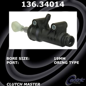 Centric Premium Clutch Master Cylinder for 2014 BMW 435i - 136.34014