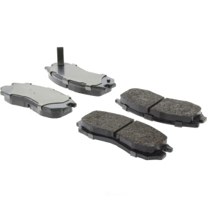 Centric Posi Quiet™ Extended Wear Semi-Metallic Front Disc Brake Pads for 1995 Chrysler Sebring - 106.04840