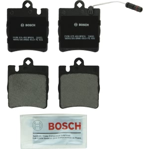 Bosch QuietCast™ Premium Organic Rear Disc Brake Pads for 2000 Mercedes-Benz CLK430 - BP876