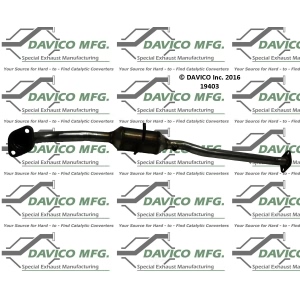 Davico Direct Fit Catalytic Converter and Pipe Assembly for 1999 Chevrolet Metro - 19403