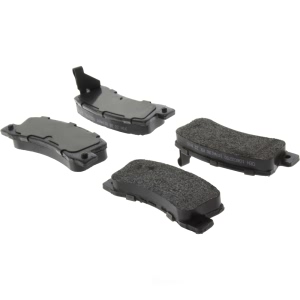 Centric Posi Quiet™ Extended Wear Semi-Metallic Rear Disc Brake Pads for 1998 Toyota Celica - 106.03250