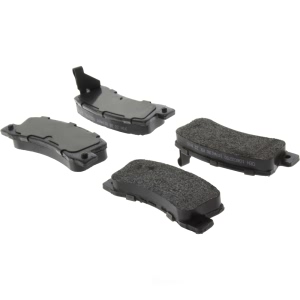 Centric Posi Quiet™ Extended Wear Semi-Metallic Rear Disc Brake Pads for 1989 Toyota Camry - 106.03250