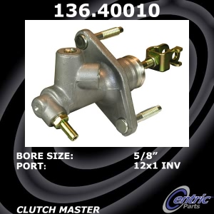 Centric Premium Clutch Master Cylinder for 2000 Honda CR-V - 136.40010