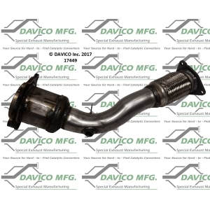 Davico Direct Fit Catalytic Converter and Pipe Assembly for Porsche Cayenne - 17449